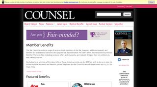 Member Benefits - Counsel Magazine