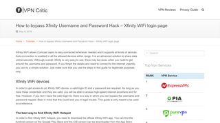 How to bypass Xfinity Username and Password Hack – Xfinity WiFi ...