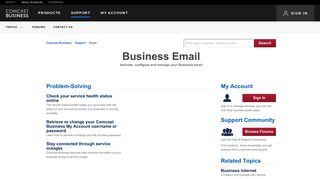 Business Email | Comcast Business - Xfinity