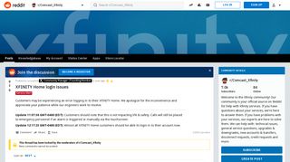 XFINITY Home login issues : Comcast_Xfinity - Reddit