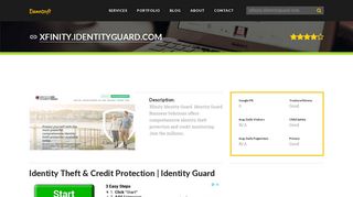 Welcome to Xfinity.identityguard.com - Identity Theft & Credit ...