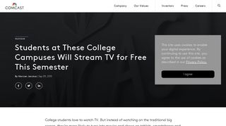 Students at These College Campuses Will Stream TV for Free This ...