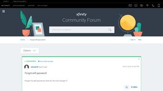 Solved: Forgot wifi password - Xfinity Help and Support Forums ...