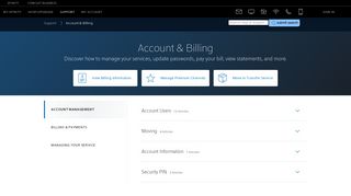 Account & Billing Help and Support | Xfinity® by Comcast