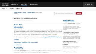 XFINITY® WiFi overview | Comcast Business
