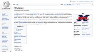 XFL (2020) - Wikipedia