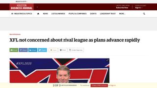 XFL broadcast agreement, team leaders, QBs to be announced soon ...