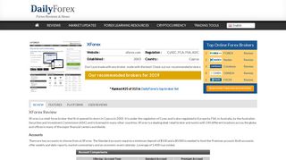 XForex Review – Forex Brokers Reviews & Ratings | DailyForex.com