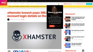 xHamster breach pops 380000 porn account login details on ... - TNW