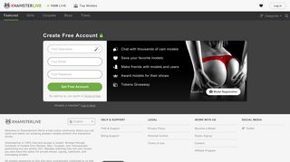 Get Your Free Account | xHamster Live