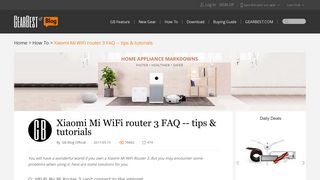 Xiaomi Mi WiFi router 3 FAQ -- tips & tutorials | GearBest Blog