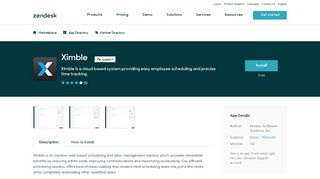 Ximble App Integration with Zendesk Support