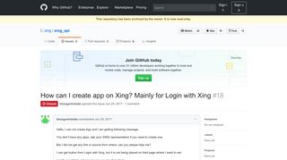 How can I create app on Xing? Mainly for Login with Xing · Issue #18 ...