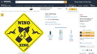Amazon.com : Wino XING Sign : Garden & Outdoor