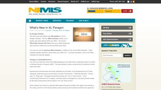 What's New in XL Paragon | New Jersey Multiple Listing Service, Inc.