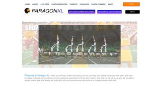 Paragon XL - Cheerleading, College Cheerleading Recruiting Service