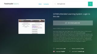 Get Xlearn.gitam.edu news - GITAM eXtended Learning System: Login ...