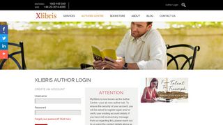 Xlibris Self-Published Authors Login