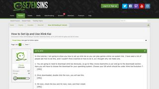 How to Set Up and Use Xlink Kai | Se7enSins Gaming Community