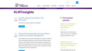 XLNTbrain News - XLNTbrain Sport Concussion Management