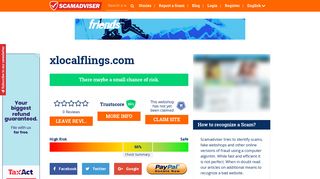 is xlocalflings.com a scam or legit | xlocalflings.com reviews |check ...