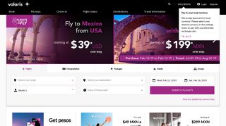 Volaris - Ultra low cost airline with the cheapest flight deals-Volaris