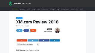 XM.com Review 2018 - Commodity.com