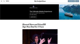 Howard Stern and SiriusXM Sign New Deal for 5 Years - The New ...