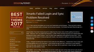 Xmarks Failed Login and Sync Problem Resolved - David Tierney