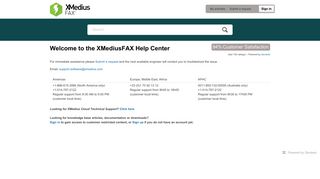 XMediusFAX Help Center