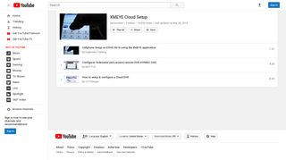 XMEYE Cloud Setup - YouTube