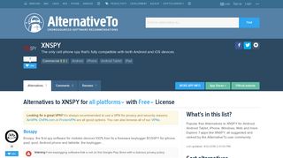 Free XNSPY Alternatives - AlternativeTo.net