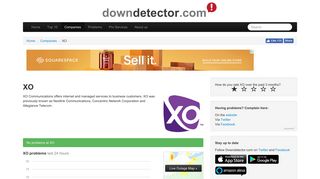 XO Communications outags and problems | Downdetector