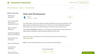 Xola and Smartwaiver – Smartwaiver Help Center