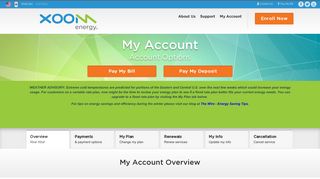 My Account | XOOM Energy