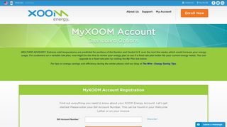 Create Account | My Account | XOOM Energy