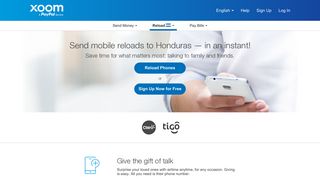 Send mobile reloads to Honduras — in an instant! - Xoom