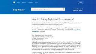 how do-i-link-my-paypal-and-xoom-accounts