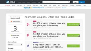 Xoom.com Coupons, Offers and Promo Codes | Slickdeals