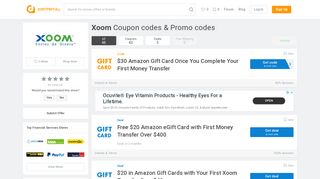 $25 Off Xoom Coupon Codes & Promo Codes for February 2019