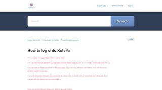 How to log onto Xotelia – Xotelia Help Center