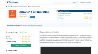 XOXODAY ENTERPRISE Reviews and Pricing - 2019 - Capterra