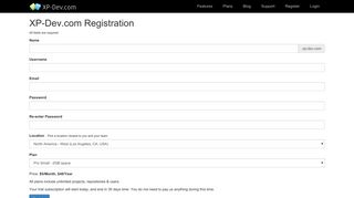 XP-Dev.com Registration - Enterprise grade Trac, Git, Mercurial & Trac ...