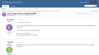 Can't Login when installing DSM - DSM 5.2 and earlier (Legacy ...