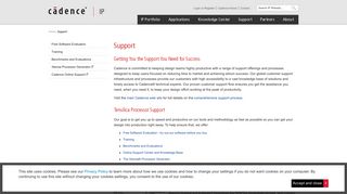 Support | Cadence IP