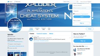 Xploder (@Xplodercheats) | Twitter