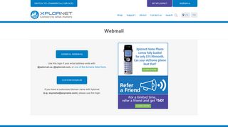 Webmail Login for General & Platinum Customers - Xplornet