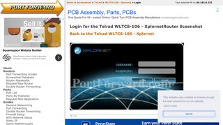 Telrad WLTCS-106 - Xplornet Login Router Screenshot - PortForward ...
