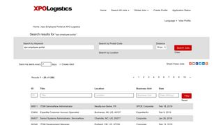 Xpo Employee Portal - XPO Logistics Jobs