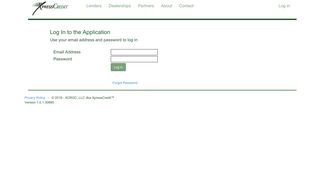 XpressCredit - Log In to the Application